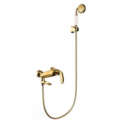 China China New Modern Design Gold Luxury Indoor Portable Bath Shower Mixer Tap for sale