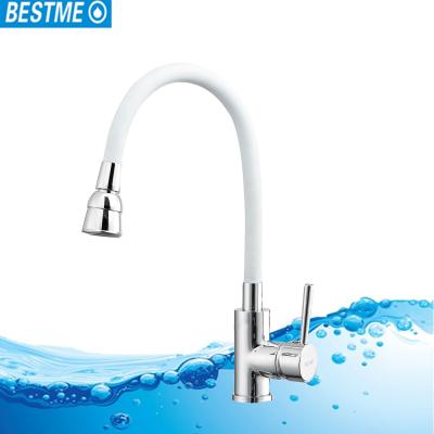 China Electric Faucets Flexible Tube Pull Out Sprayer Sink Faucet Brass Kitchen Faucet for sale