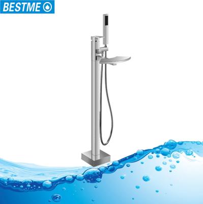 China Without UPC Slide Bar Standard Single Lever Floor Freestanding Tub Faucet for sale