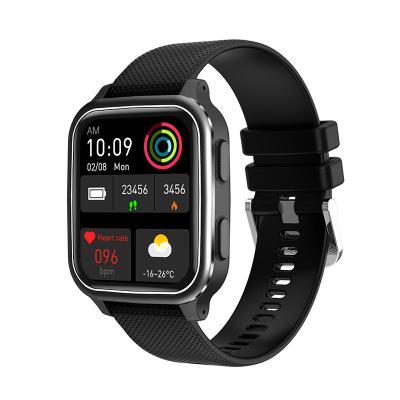 China MP3 Waterproof Heart Rate Monitor Full Touch Alexa Google Playback K06 Jubiao IP67 BT Voice Call Smart Watch Fitness Tracker Body Temperature for sale