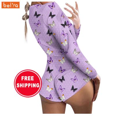 China 2022 Hot Selling QUICK DRY Amazon Cheap Printed Slim One Piece Sleepwear Shorts Women for sale