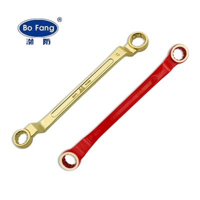 China Non-Sparking Non-Sparking Toolbox Double Side Wrench Maiden Double Offset Ring End Beryllium Copper Aluminum Bronze for sale