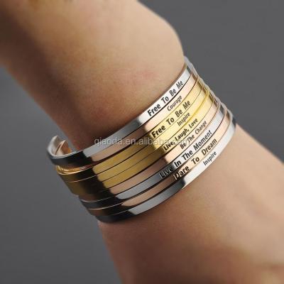 China Fashion bracelet/friendship bracelet stainless steel designer's top activity bracelet/high quality bracelet girls' new message lover's bracelet for sale