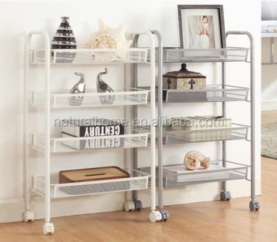 China 4 layers storage rcak space saver new products simple design with wheels for sale