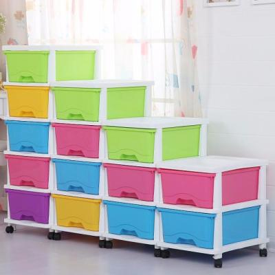 China Lightweight Cheap Plastic Cabinets Drawers With Wheels for sale