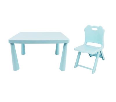 China Simple and Beauty and Practical Children High Quality Colorful Plastic Folded Table and Chair for sale