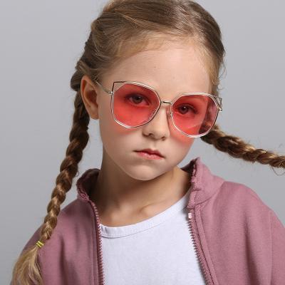 China 2022 Fashion Quality Sunglasses Cat Ear Shape Pool Party Kids Sunglasses UV400 Polarized Kids Sunglasses for sale