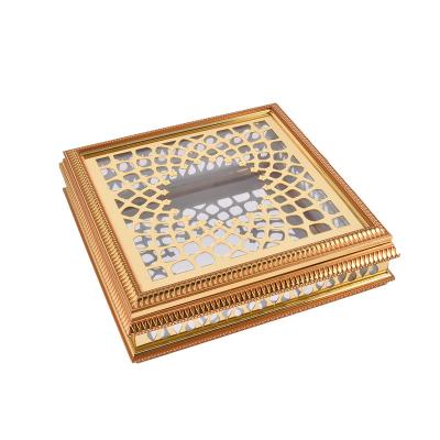 China Sustainable Chocolate Storage Box Wood Carving Handmade Luxury Gift Box for sale