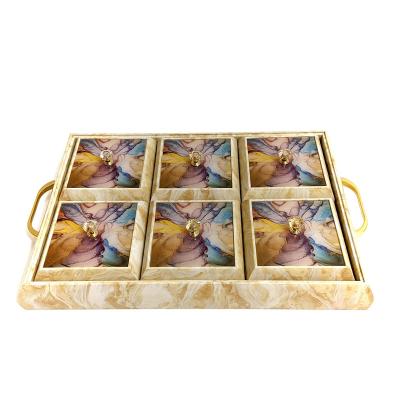 China Viable Large CB-F0404 Hotel Supermarket Home Wholesale Candy Chocolate Sweet Gift Candy Box With Clear Lid for sale