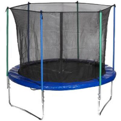 China With Protective Net Trampolines Sports Arena Luxury Round Trampoline With Enclosure, Black for sale