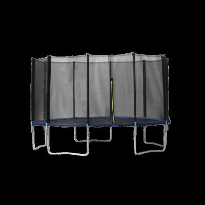 China Heavy duty trampoline outer diameter 305cm, 366cm, 430cm or 490cm with reinforced mesh, ladder and wind protection, 430cm for sale