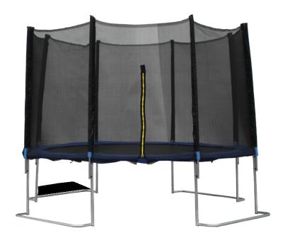 China Child Adults Safe Outdoor Professional Fencing Around 12ft Portable Trampoline With Safety Net for sale