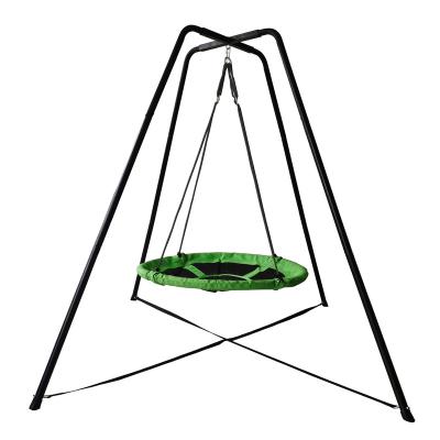 China Eco-Friendly Crafting Skillful Circle Playground European Baby Swing for sale