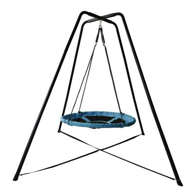 China Large Seat 12 Ft Swing Spring Trampoline Home Trampoline Garden Swing Sets Strong Custom Colorful Trampoline Tent for sale