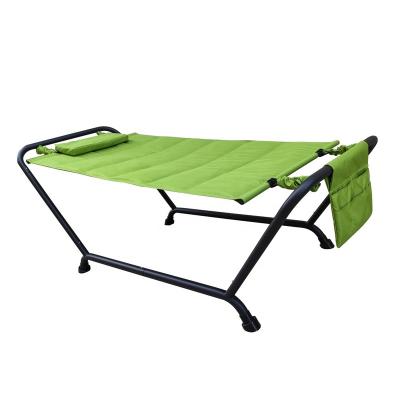 China Modern Patio Swing Stand Portable Folding Hammock Yard Patio Hammock with Stand for Park Garden Balcony for sale