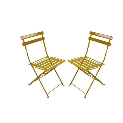 China Modern Wholesale Furniture Folding Table And Chair Set Of Outdoor Metal Chair 3 for sale