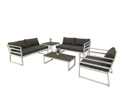 China Modern Living Room Sofa Set 5 Exposed Pipe Removable Cover Steel Frame Sofa Set for sale