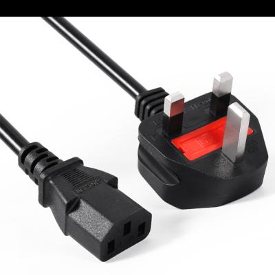 China Consumer Electronics Computer Cables UK Power Cord Cable PC Laptop Monitor PC Power Cable for sale