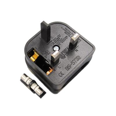 China Good price bs-5732 UK 3 pin plug 13amp bs5732 UK plug converter residential/general purpose Eu to UK plug adapter for sale