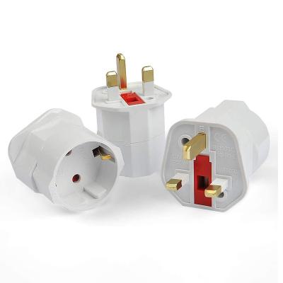 China Good price bs1363 plug adapter plug converter bs1363/3 UK residential/general purpose British Eu to UK plug adapter for sale