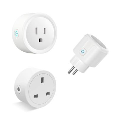 China Alexa Smart Plug Wifi Tuya Smart Socket Amazon Voice Remote Control Residential/Multi-Purpose Smart Plug Timer for sale