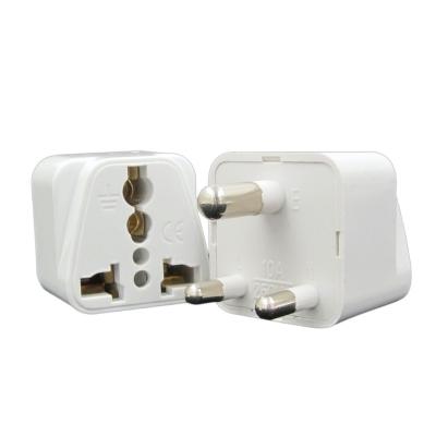 China Residential/Multi-Purpose Adapter South Africa India 3 Pin Conversion Plug Travel Plug Plug With Socket for sale