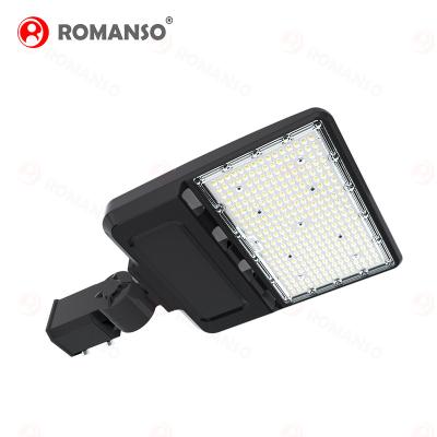 China ROAD Romanso IP66 waterproof led light commercial led parking lot shoe box lights AC100-277V 3000K-6000K for sale