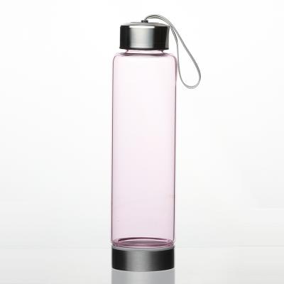 China Travel Sustainable Approved Sports Glass Water Bottle for sale