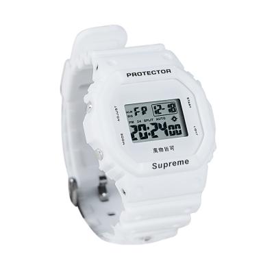 China 2022 New Design Multifunctional Alarm Digital Sports Watch Same White Men And Women Digital Watch for sale