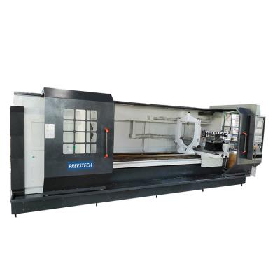 China CK6163 CK6180 CK611125 Flat bed Heavy duty Floor High precision cnc Lathe machine center with 1m 3m en venta