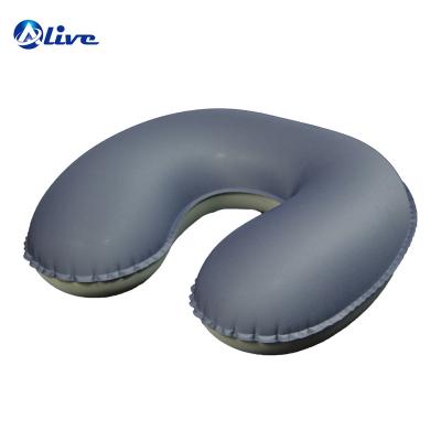 China 2017 New Products Hot Inflatable U-neck Travel Inflatable Air Pillow for sale