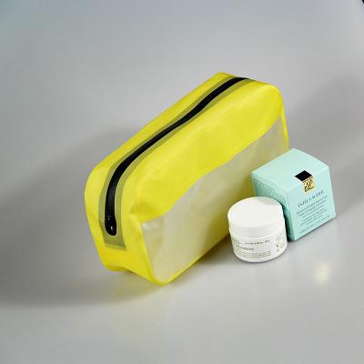 China NATIONAL Wholesale fashionable nylon transparent travel accessories waterproof tpu women cosmetic bag for sale