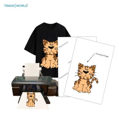 China Apparel Good Quality Hot Selling Popular Product For Shirts Inkjet Dark Heat Transfer Paper for sale