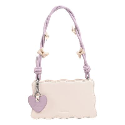 China Korean Fashion Bag Women's New Fashionable Underarm PU Leather Cute Single Shoulder Bag And Fashion Square Shape Cross - Body Bag For Girls for sale