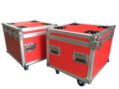 China Estándar rojo de la prenda impermeable de la caja del estante de la montura antichoque del vuelo del estante para el equipo de audio en venta