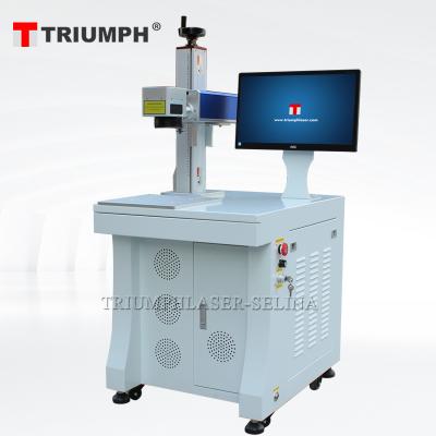 China Triumph Air Cooled Fiber Laser Marking Machine Raycus 30W 50W Laser Engraver Marker For Metal Jewelry Permanent Marking Engraving Guns for sale