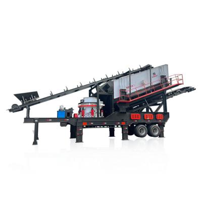 China Sand And Gravel Plants Quarrying Tire Type Etc Full Set Mobile Crusher Station Portable Hard Rock Jaw Crusher Gold Ore Cone Stone Impact Crusher For Sale for sale