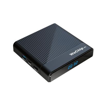 China HD Player Wechip v9 Android TV BOX S905X3 DDR3 4gb EMMC 32gb 2.4g 5g WIFI Set Top Box for sale