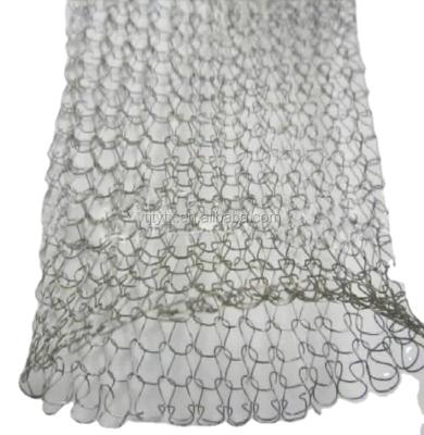 China 1.High Working Pressures Efficiency China Wire Mesh Filter Stainless Steel-Copper Knitting Mesh 2.High Working Pressures For Gaseous Liquid Filter Use for sale