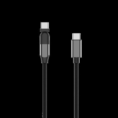 China Yekn USB-C USB-C Right Angle Elbow Design PD to New Charging Fast Charging 100W Cable 3 Feet for Multiple Devices for sale