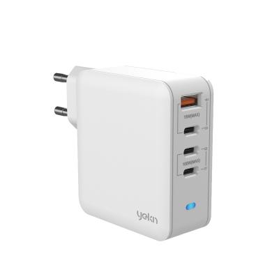 China Power Charging High Quality Yekn 100W PD Multiple Ports Interchangeable Plugs High Currency Wall Charger Fast for sale