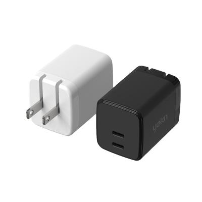 China Palladium YEKN Fast Charging YUC235A 35W Dual USB-C GaN Charger For iPhone14 for sale