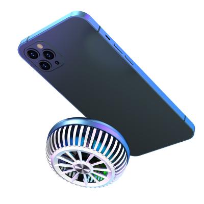 China Comfortable Yellow Knife Semiconductor Aluminum Radiator With Magnetic Game Phone Holder Cooler Radiator for sale