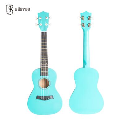 China Basswood BESTUS Beginner High Quality Basswood 21 Inch Soprano Ukulele For Kids for sale