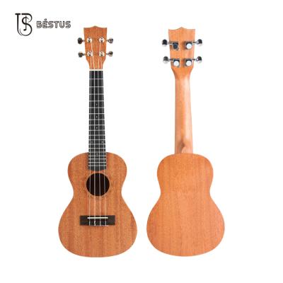 China Factory Price High Quality Mahogany Ukulele With Rosewood For Performance 24 Inch Concert Wood Ukuleles for sale