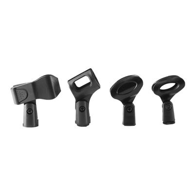 China Durable Amazon Hot Sale Microphone Accessories Folding Plastic Metal Microphone Clip For All Performance for sale