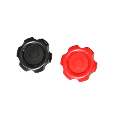 China Contemporary can be customized with threaded holes or screw in black red plastic corrugated bakelite knob handle for sale