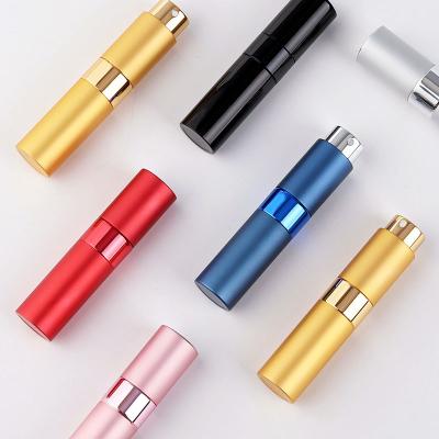 China High Qiality 5Ml Aluminum 8Ml 10ml 15Ml 20ml Portable Travel Metal Atomizer Rotary Twist Up Spray Bottle Perfume Twist Atomizer Refills for sale