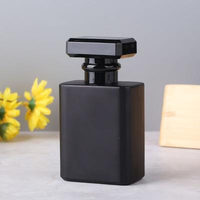 China High Qiality Wholesale Luxury Matte Black Square 100Ml 3.4Oz 30ml 20Ml 15Ml 10Ml 50Ml Perfume Spray Bottle Atomizer Glass Perfume Bottles for sale