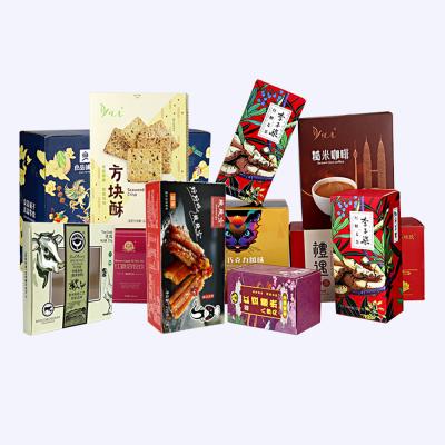 China Recyclable Customize Custom Various Food Paper Box Snack Packing Box Custom Packing Box for sale